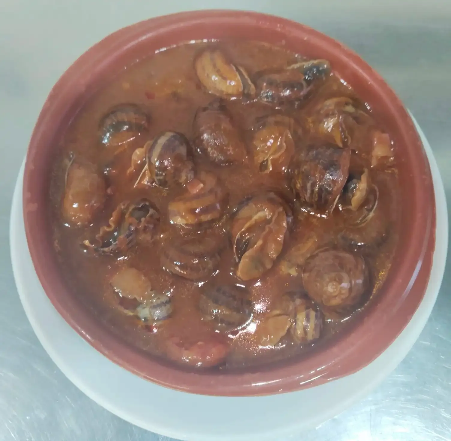Caracoles en salsa