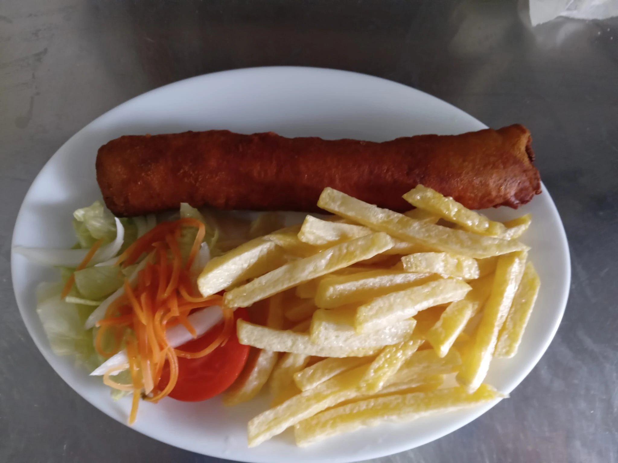 Flamenquin con patatas